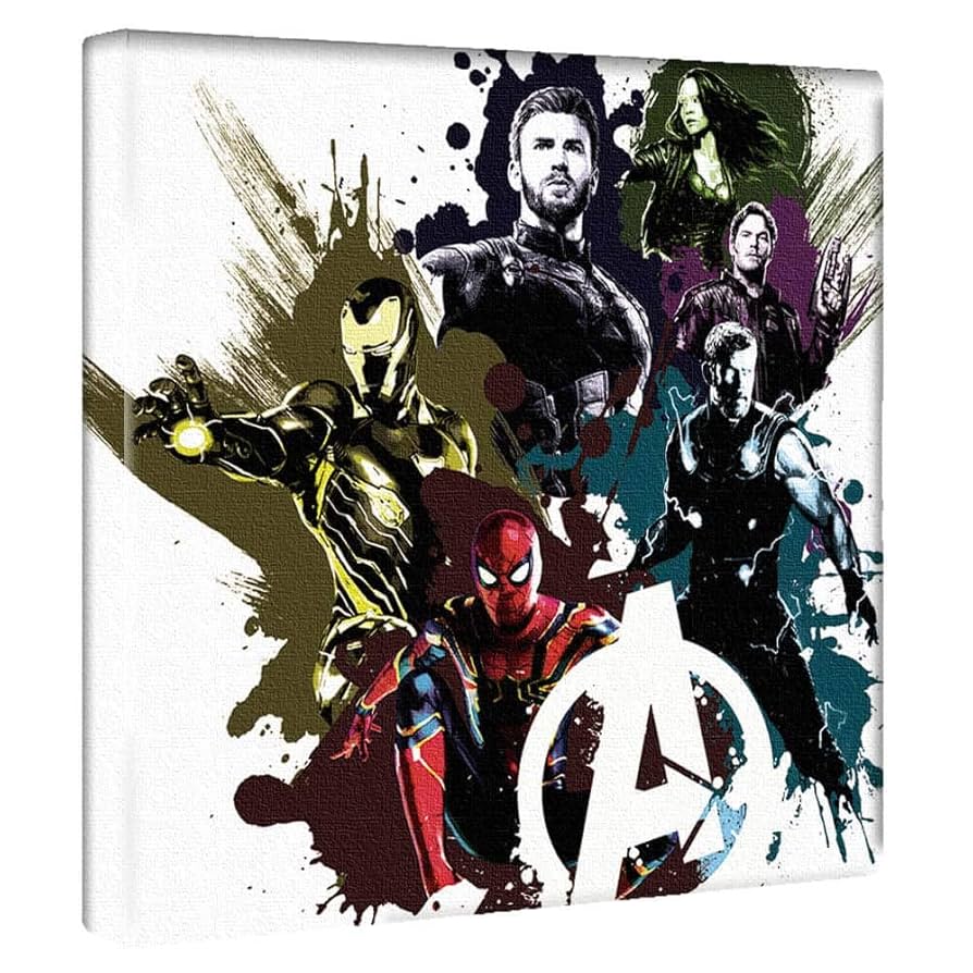Amazon.co.jp: アートデリ ポスター パネル MARVEL 30cm × 30cm